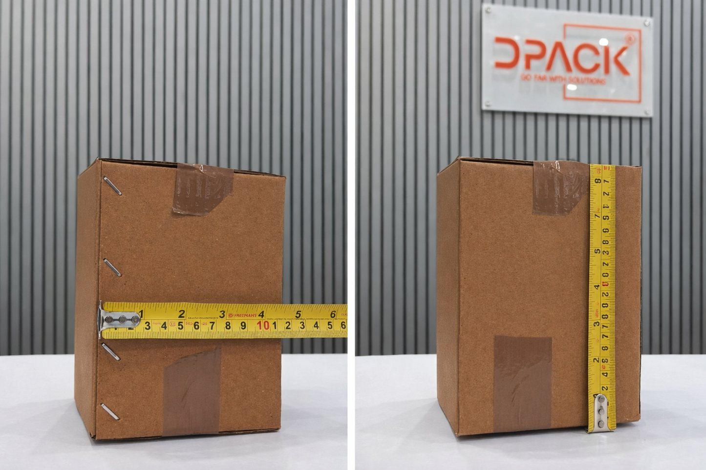 250ml Corrugated Box – 3 Ply | Size- 5.4x4.4 x7.2 inch | Durable product Packaging by Dpack