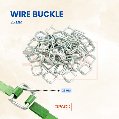 Wire buckle 25 mm - 1 Bag (500 pieces)