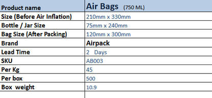 Air Bag (210mm x 330mm)_42 Pcs
