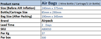 Air Bag (240mm x 375mm)_ 35 Pcs