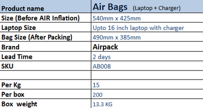 Laptop Air Bag (540mm x 425mm)_ 14 Pcs