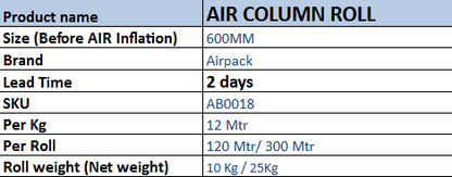 Air Column Roll (600mm)