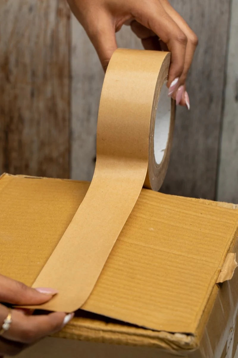 Paper Tape 75MM * 50 Meter – Eco-Friendly Kraft Packaging Tape | Dpack